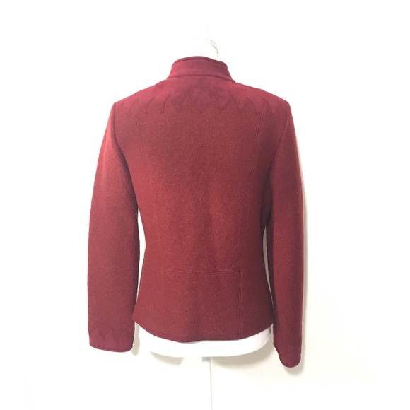 Geiger Tyrol Boiled Wool Jacket Suede Trim - Picture 4 of 8